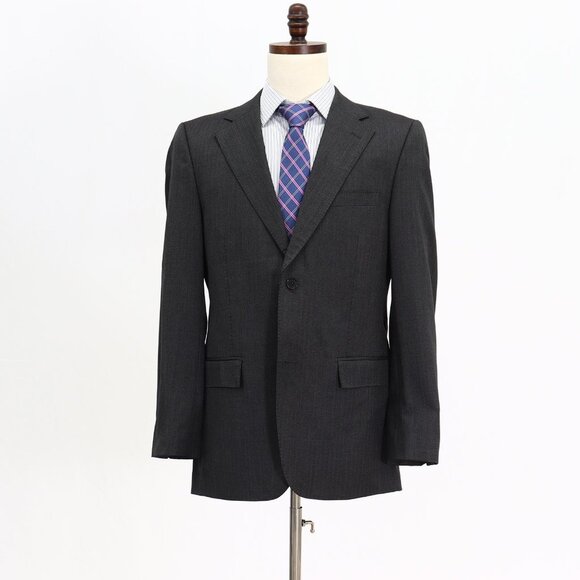 Zara 42R Gray Solid 2-Button Sport Coat Blazer Jacket V018 - Picture 1 of 11